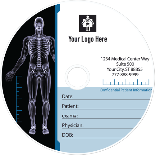 102_xray_vision picture of cd custom printed for medical imaging