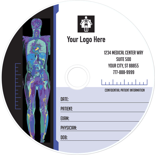204_color-scan picture of cd custom printed for medical imaging
