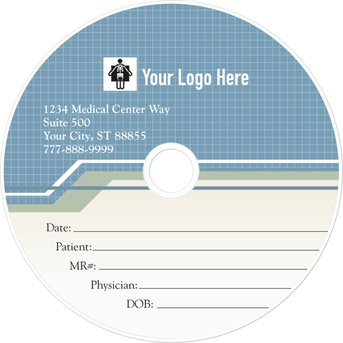 301_digital_flow image of cd custom printed for medical offices