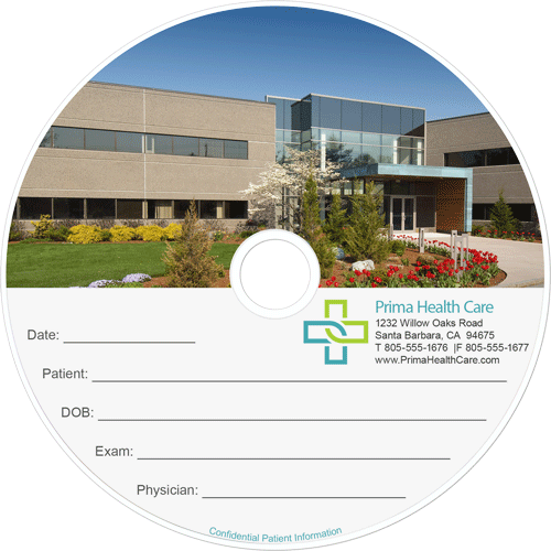 sample-prima-500 image of cd custom printed for medical offices